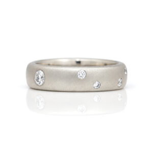constellation diamond platinum ring