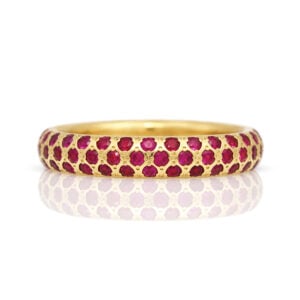 ruby eternity ring