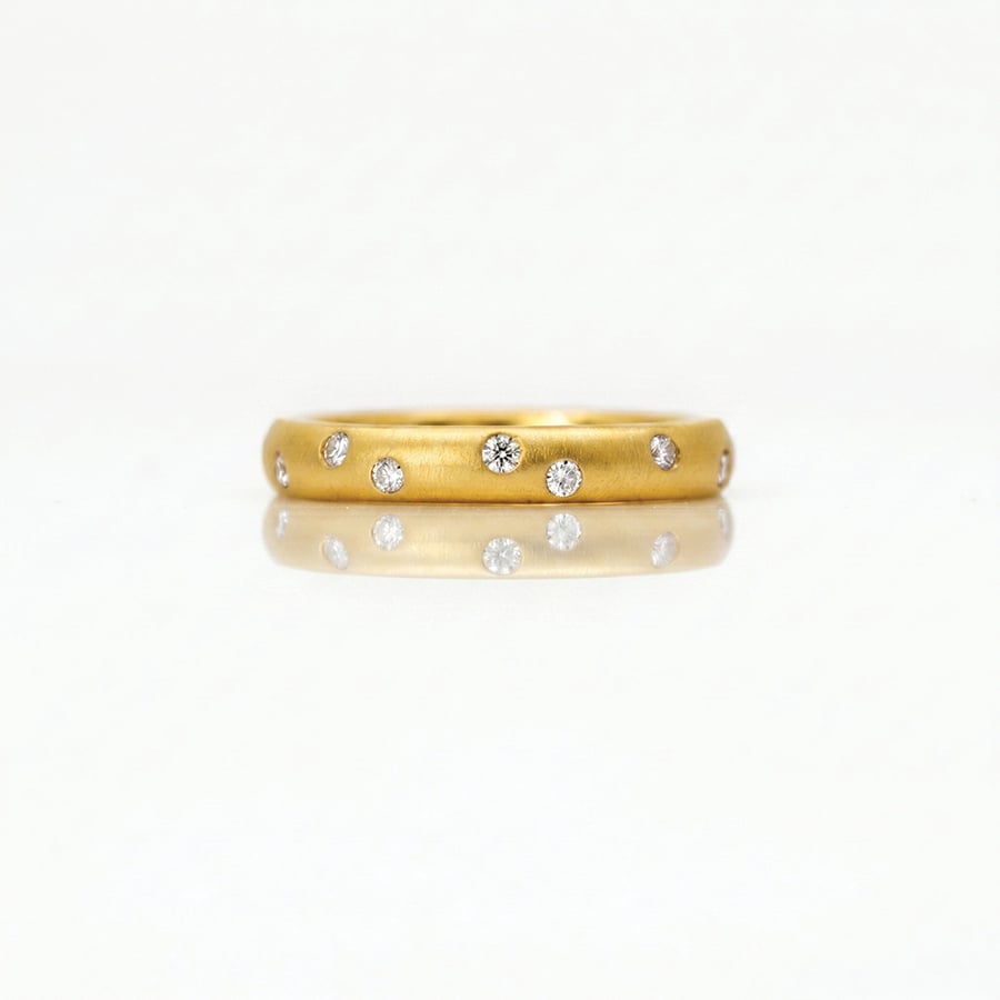 modern diamond eternity ring