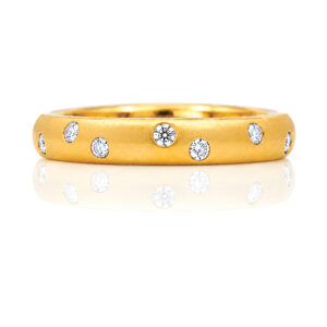 modern diamond eternity ring