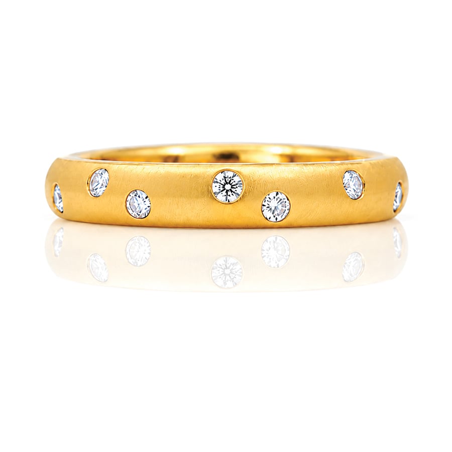modern diamond eternity ring