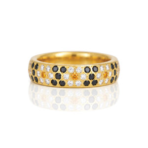 daisy patern diamodn ring
