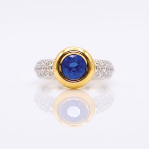 chunky sapphire ring