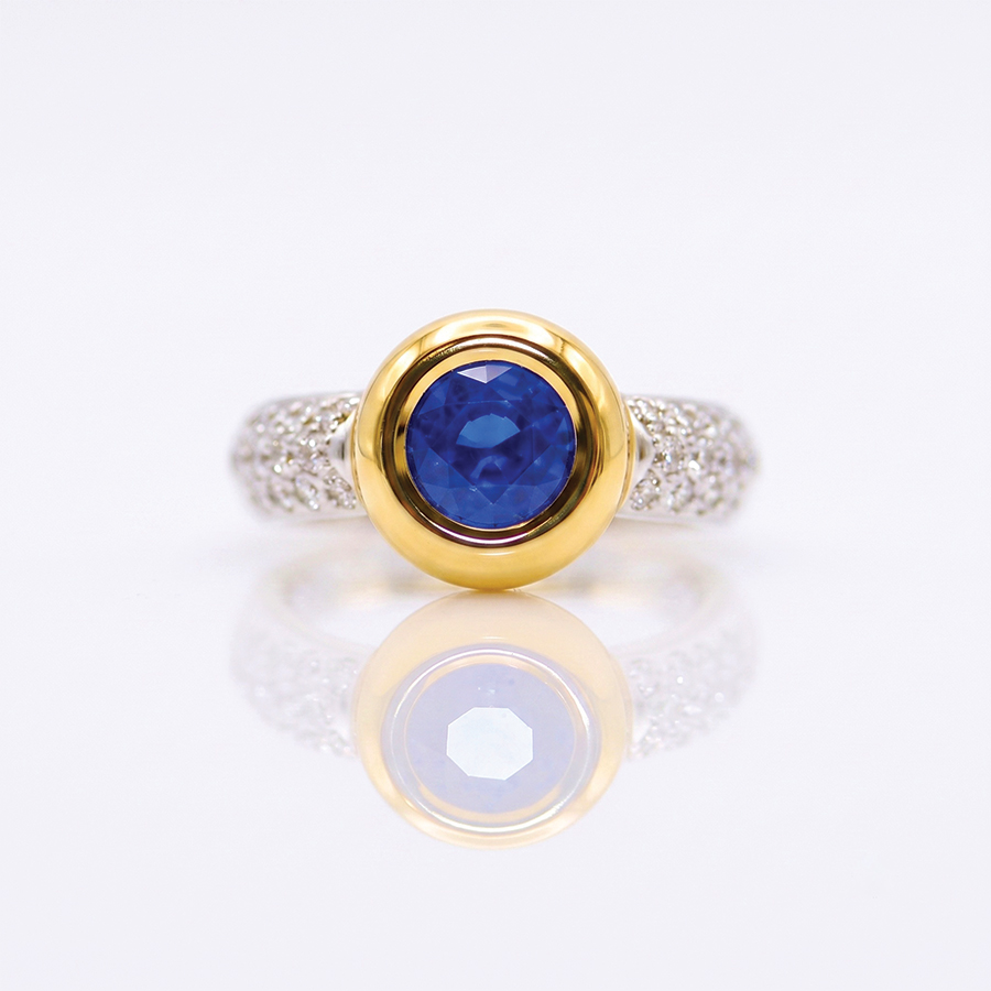 chunky sapphire ring