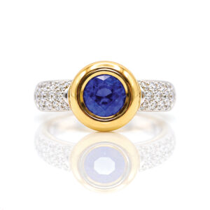 perfect blue sapphire