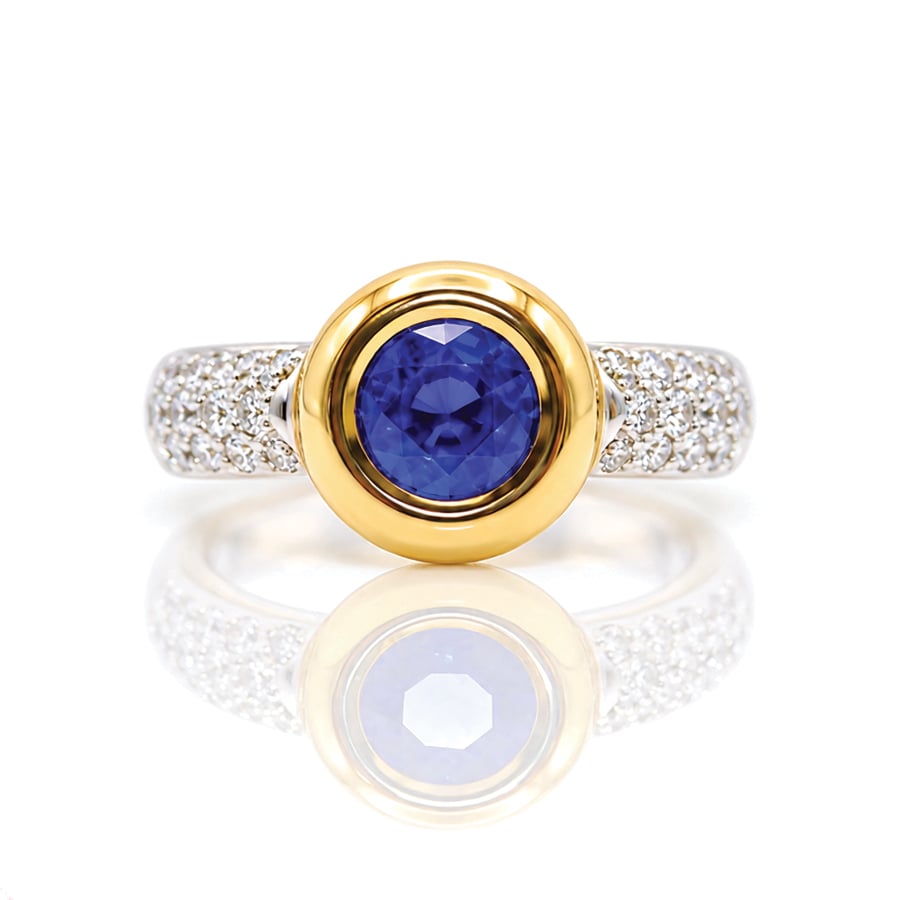 perfect blue sapphire