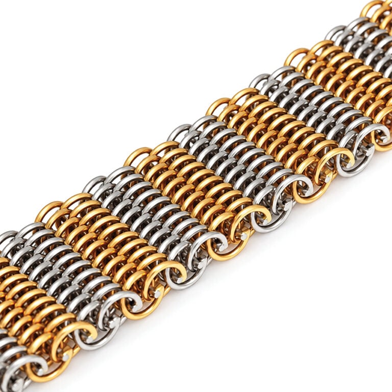 Platinum & rose gold "Victorian" bracelet