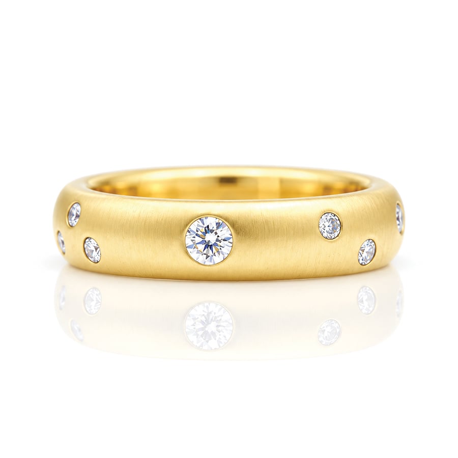 constelletion diamond chunky ring