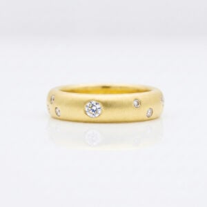 constelletion diamond chunky ring
