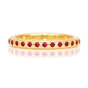 ruby narrow eternity ring 1027