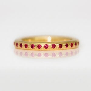 ruby narrow eternity ring 1027