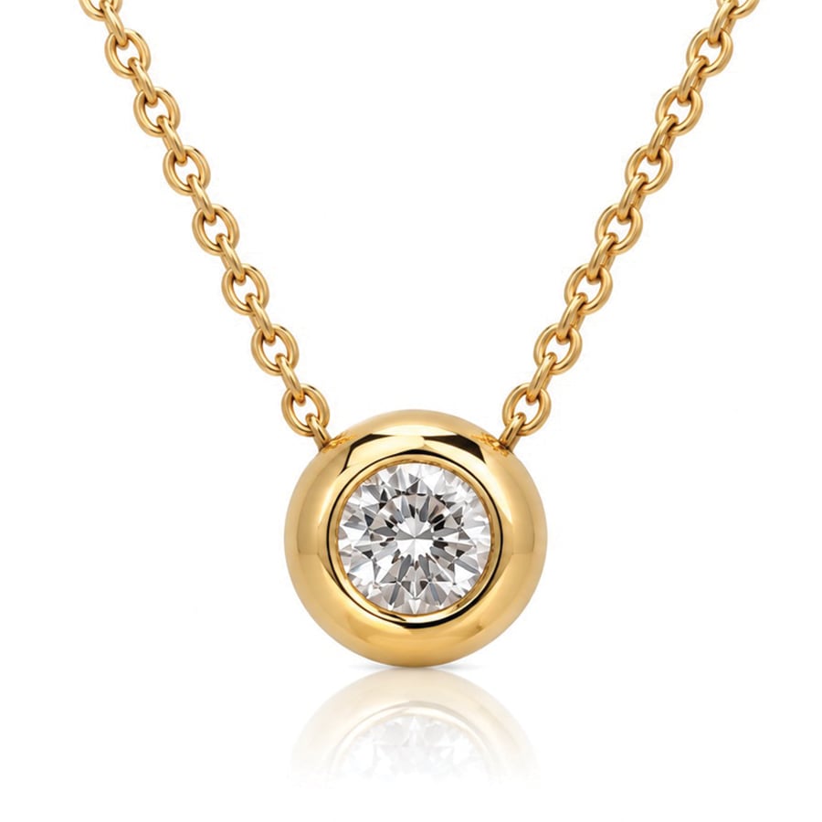 quarter carat diamond pendant